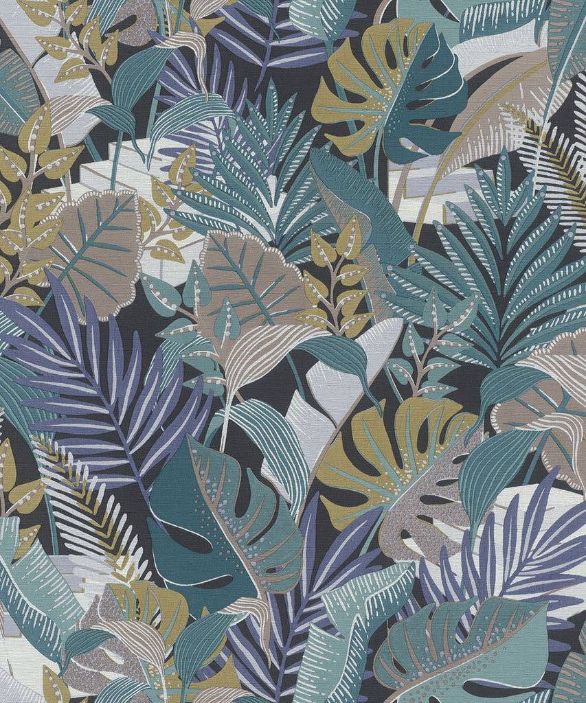 TROPICAL HOUSE Wallpaper Pattern No 687828