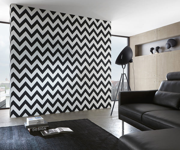 BLACK & WHITE 2019 Wallpaper Pattern No 93943-1